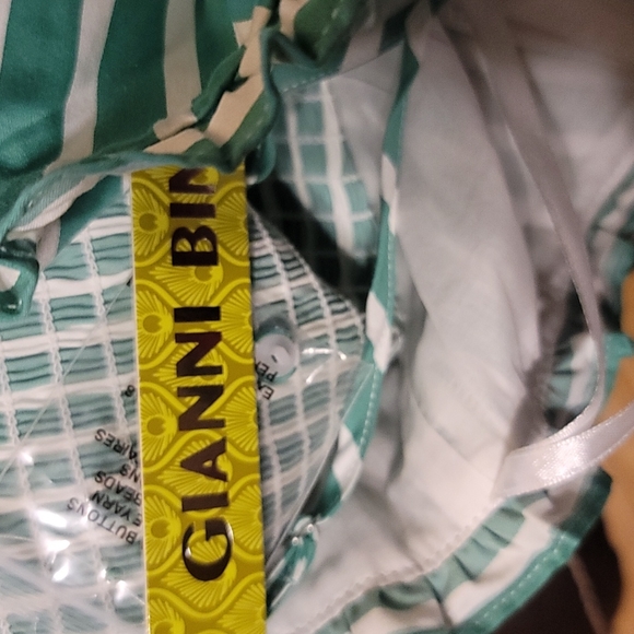 NWT Gianni Bini summer emerald green top large - Picture 7 of 7